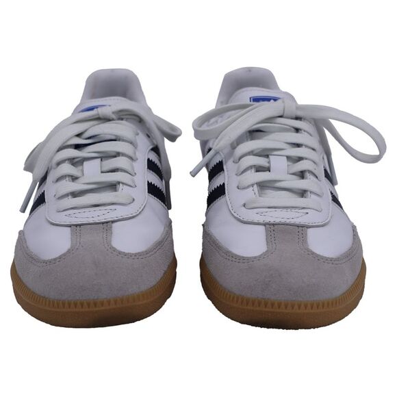 Adidas Sambas OG Low-Top Sneakers in Black and White leather and Suede - Picture 3 of 8